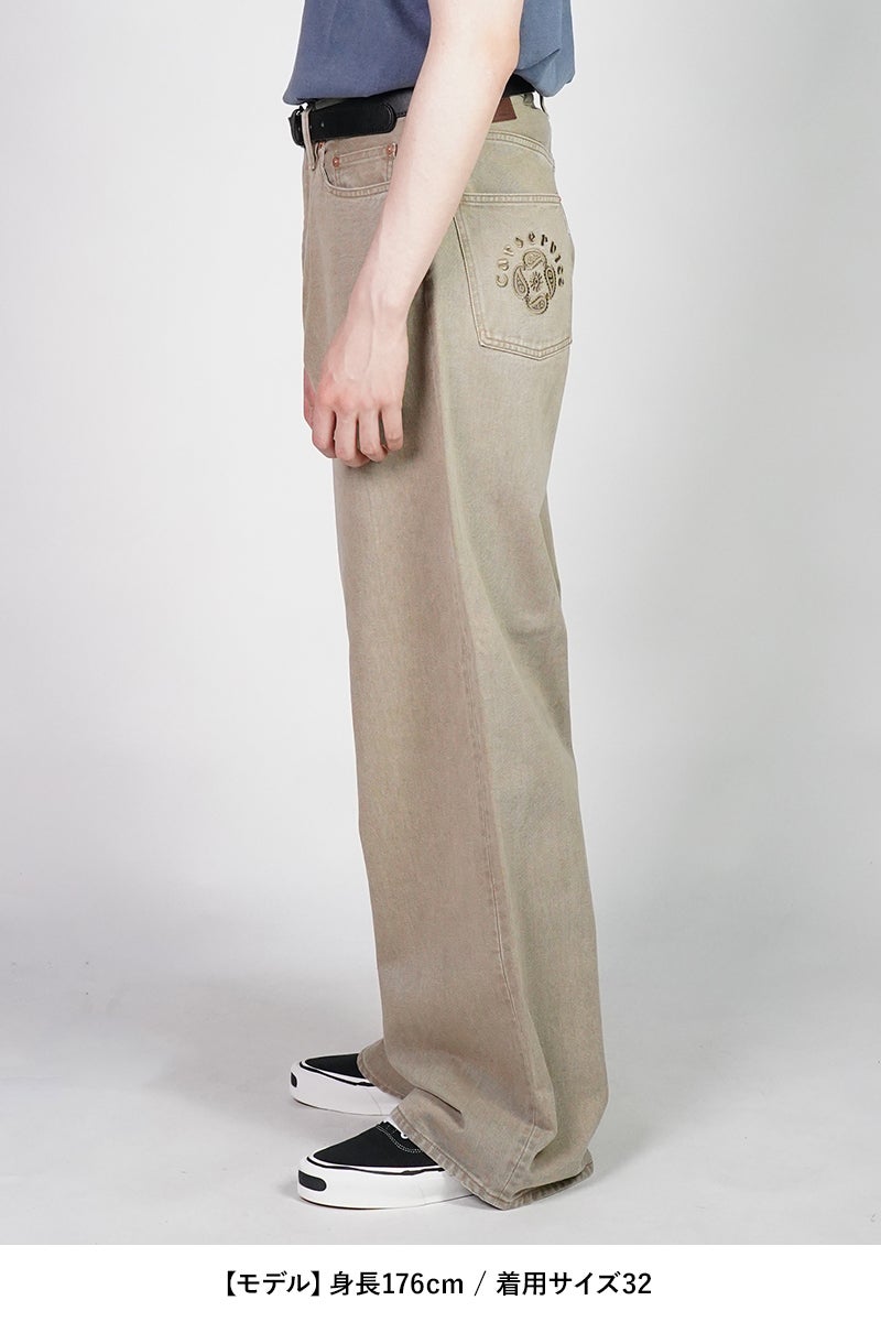 SUGARHILL(シュガーヒル) × CarService(カーサービス) "CS" MODERN DENIM WIDE CUT モダンデニムワイドカット 26880402