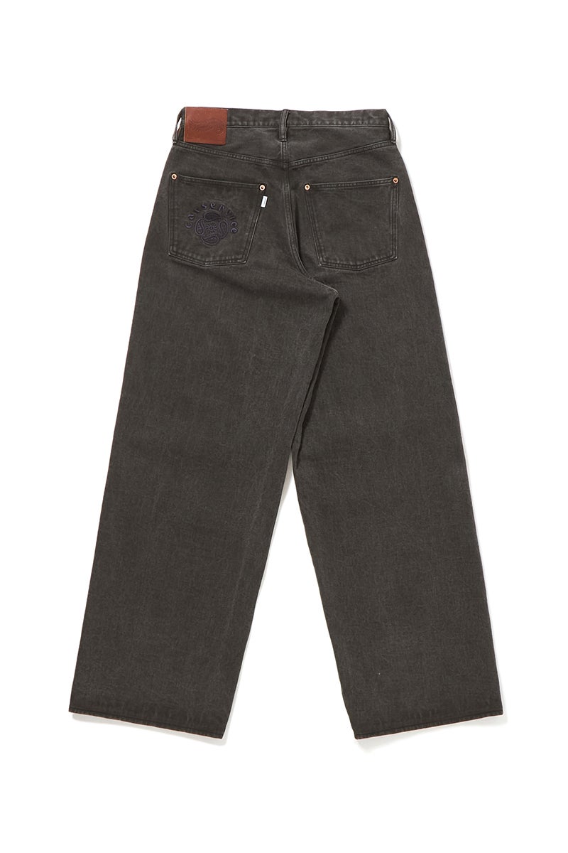 SUGARHILL(シュガーヒル) × CarService(カーサービス) "CS" MODERN DENIM WIDE CUT モダンデニムワイドカット 26880402