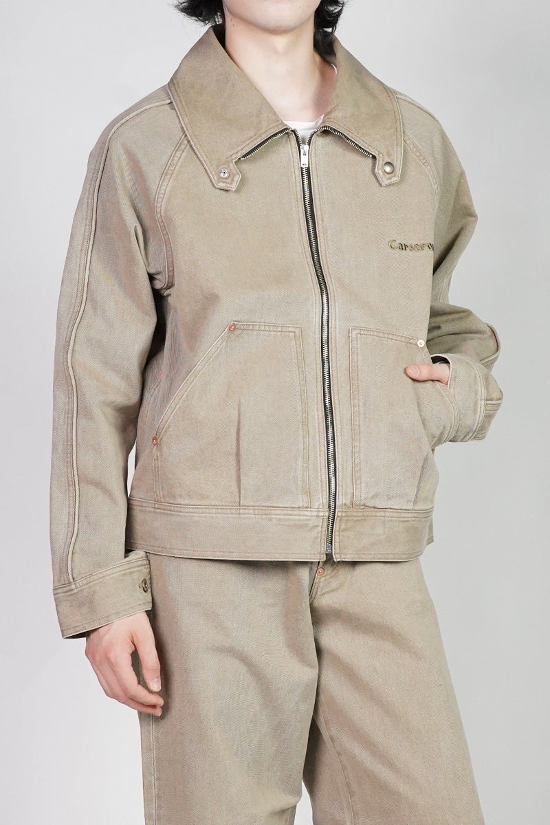 SUGARHILL(シュガーヒル) × CarService(カーサービス) "CS" ZIP LACING JACKET ジップレーシングジャケット 26880401