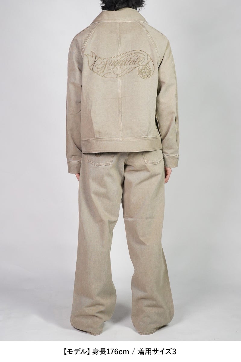 SUGARHILL(シュガーヒル) × CarService(カーサービス) "CS" ZIP LACING JACKET ジップレーシングジャケット 26880401