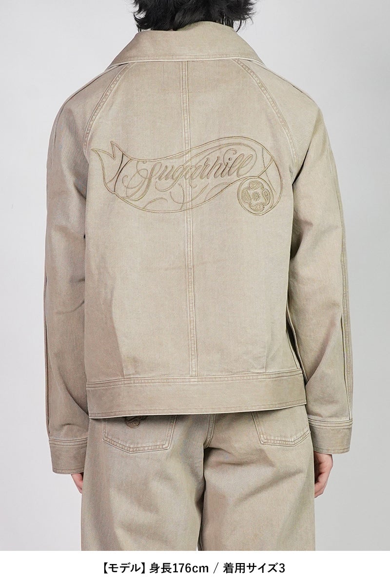 SUGARHILL(シュガーヒル) × CarService(カーサービス) "CS" ZIP LACING JACKET ジップレーシングジャケット 26880401