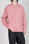 Porter Classic(ポータークラシック) ROLL UP LINEN GINGHAM CHECK SHIRT ロールアップリネンギンガムチェックシャツ PC-016-3978