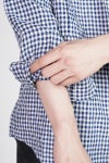Porter Classic(ポータークラシック) ROLL UP LINEN GINGHAM CHECK SHIRT ロールアップリネンギンガムチェックシャツ PC-016-3978