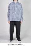 Porter Classic(ポータークラシック) ROLL UP LINEN GINGHAM CHECK SHIRT ロールアップリネンギンガムチェックシャツ PC-016-3978