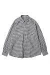 Porter Classic(ポータークラシック) ROLL UP LINEN GINGHAM CHECK SHIRT ロールアップリネンギンガムチェックシャツ PC-016-3978
