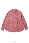 Porter Classic(ポータークラシック) ROLL UP LINEN GINGHAM CHECK SHIRT ロールアップリネンギンガムチェックシャツ PC-016-3978