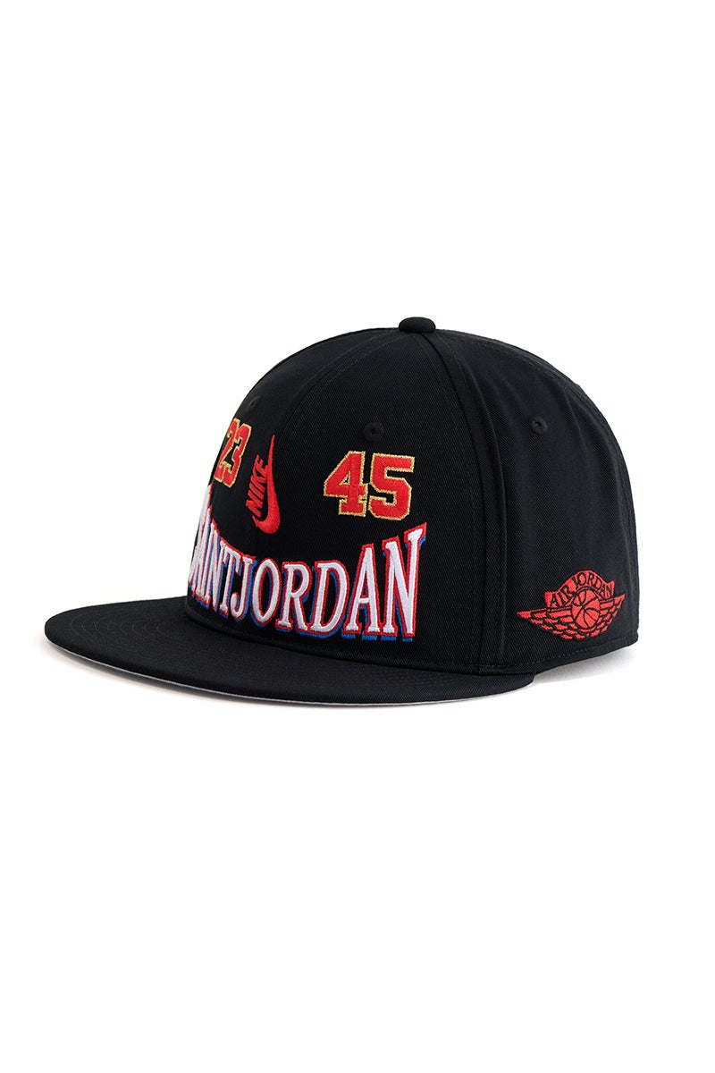 JORDAN BRAND × ©SAINT MXXXXXX (TIME) CAPSULE (ジョーダンブランド セントマイケル タイムカプセル) SM-MK8-0000-J09 / IO7950-010 / U J PRO CAP S FB STM / BLACK プロキャップ