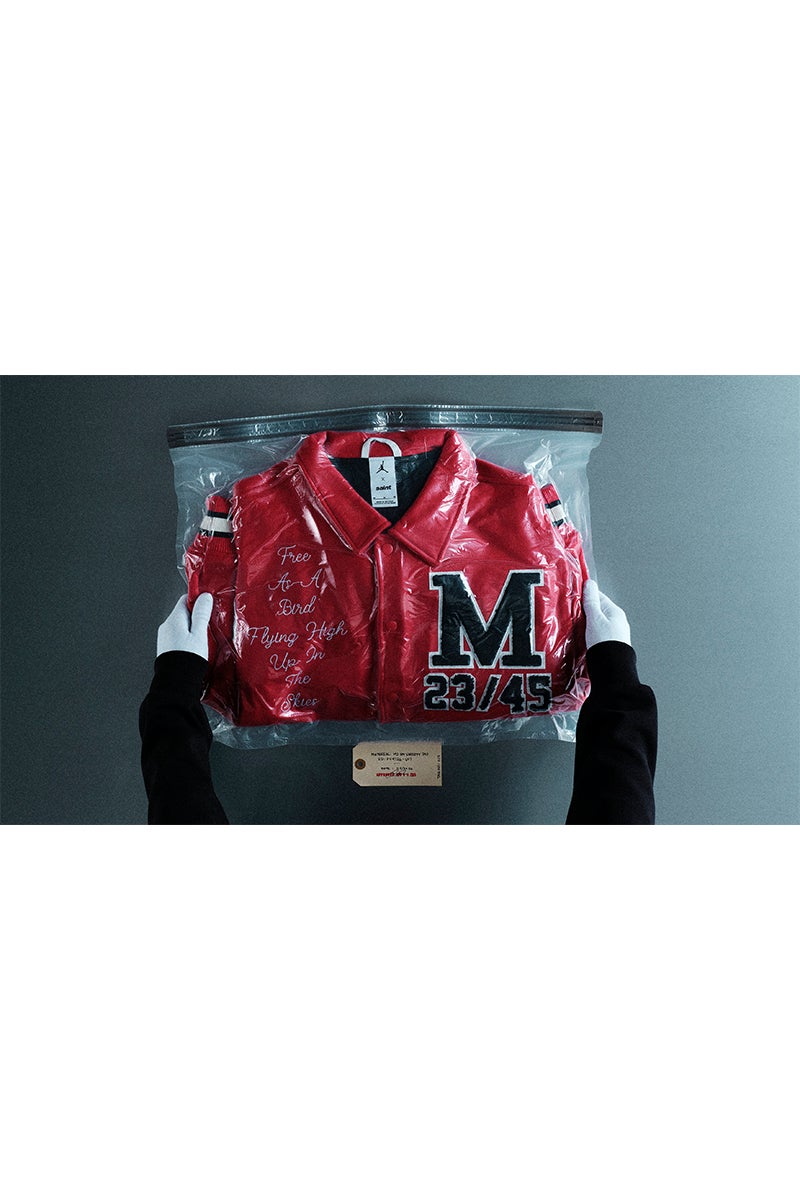JORDAN BRAND × ©SAINT MXXXXXX (TIME) CAPSULE (ジョーダンブランド セントマイケル タイムカプセル) SM-MK8-0000-J08 / FV4726-657 / M J SM VARSITY JKT / REDxWHT バーシティジャケット