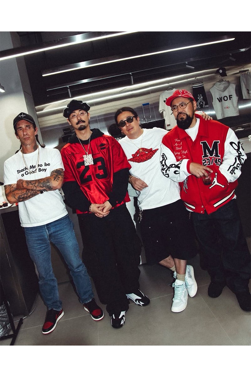 JORDAN BRAND × ©SAINT MXXXXXX (TIME) CAPSULE (ジョーダンブランド セントマイケル タイムカプセル) SM-MK8-0000-J08 / FV4726-657 / M J SM VARSITY JKT / REDxWHT バーシティジャケット