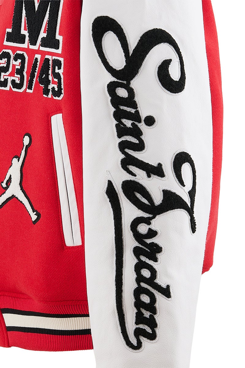 JORDAN BRAND × ©SAINT MXXXXXX (TIME) CAPSULE (ジョーダンブランド セントマイケル タイムカプセル) SM-MK8-0000-J08 / FV4726-657 / M J SM VARSITY JKT / REDxWHT バーシティジャケット
