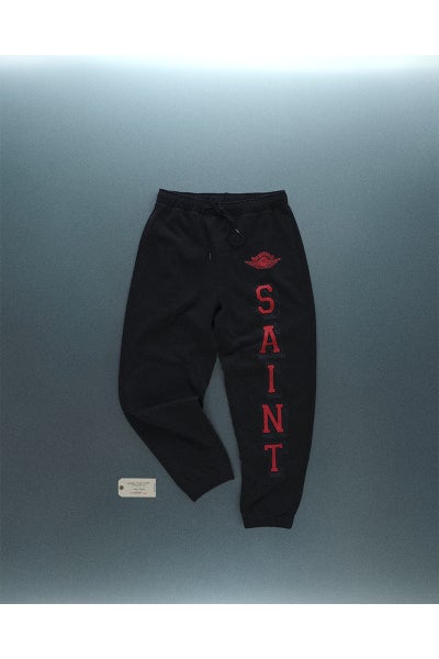 JORDAN BRAND × ©SAINT MXXXXXX (TIME) CAPSULE (ジョーダンブランド セントマイケル タイムカプセル) SM-MK8-0000-J04 / FV4720-010 / M J SM FLC PANT / BLACK フリーススウェットパンツ