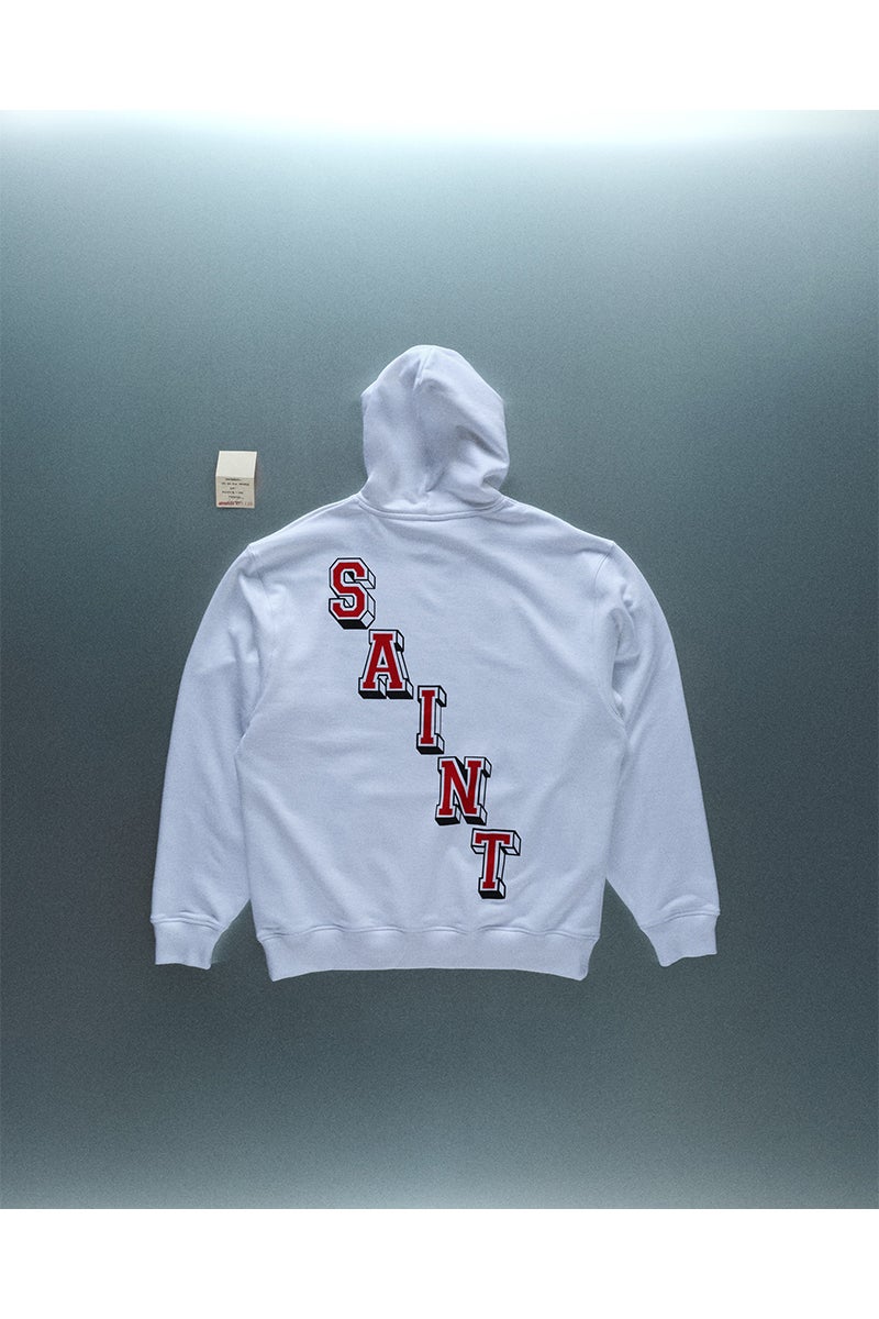 JORDAN BRAND × ©SAINT MXXXXXX (TIME) CAPSULE (ジョーダンブランド セントマイケル タイムカプセル) SM-MK8-0000-J03 / FV4718-100 / M J SM FLC HOODIE / WHITE フリースパーカー フーディー