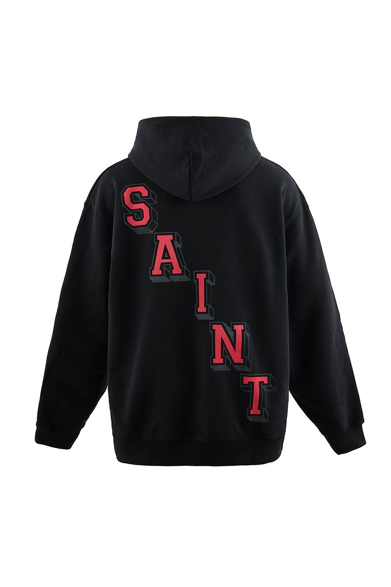 JORDAN BRAND × ©SAINT MXXXXXX (TIME) CAPSULE (ジョーダンブランド セントマイケル タイムカプセル) SM-MK8-0000-J01 / FV4718-010 / M J SM FLC HOODIE / BLACK フリースパーカー フーディー