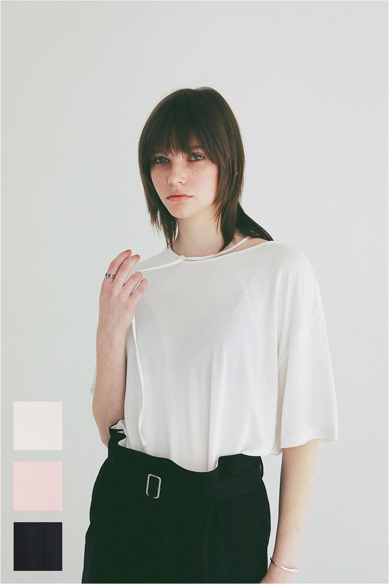 CLANE(クラネ) | CLANE(クラネ) DROOP THIN CODE SOFT TOPS ドループ