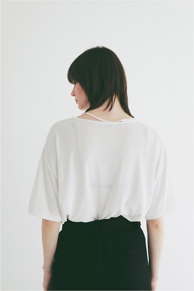 CLANE(クラネ) | CLANE(クラネ) DROOP THIN CODE SOFT TOPS ドループ