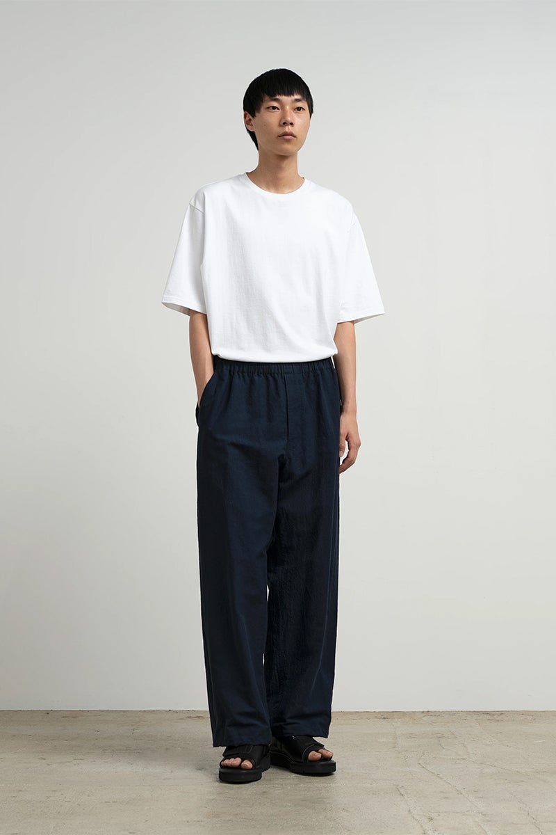 Graphpaper(グラフペーパー) Cotton Linen Seersucker Track Pants コットンリネンシアサッカートラックパンツ GM262-40035