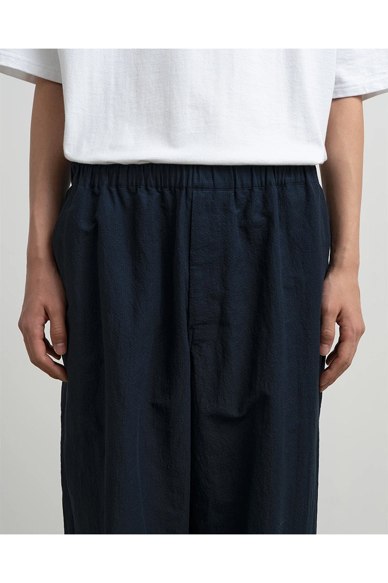 Graphpaper(グラフペーパー) Cotton Linen Seersucker Track Pants コットンリネンシアサッカートラックパンツ GM262-40035