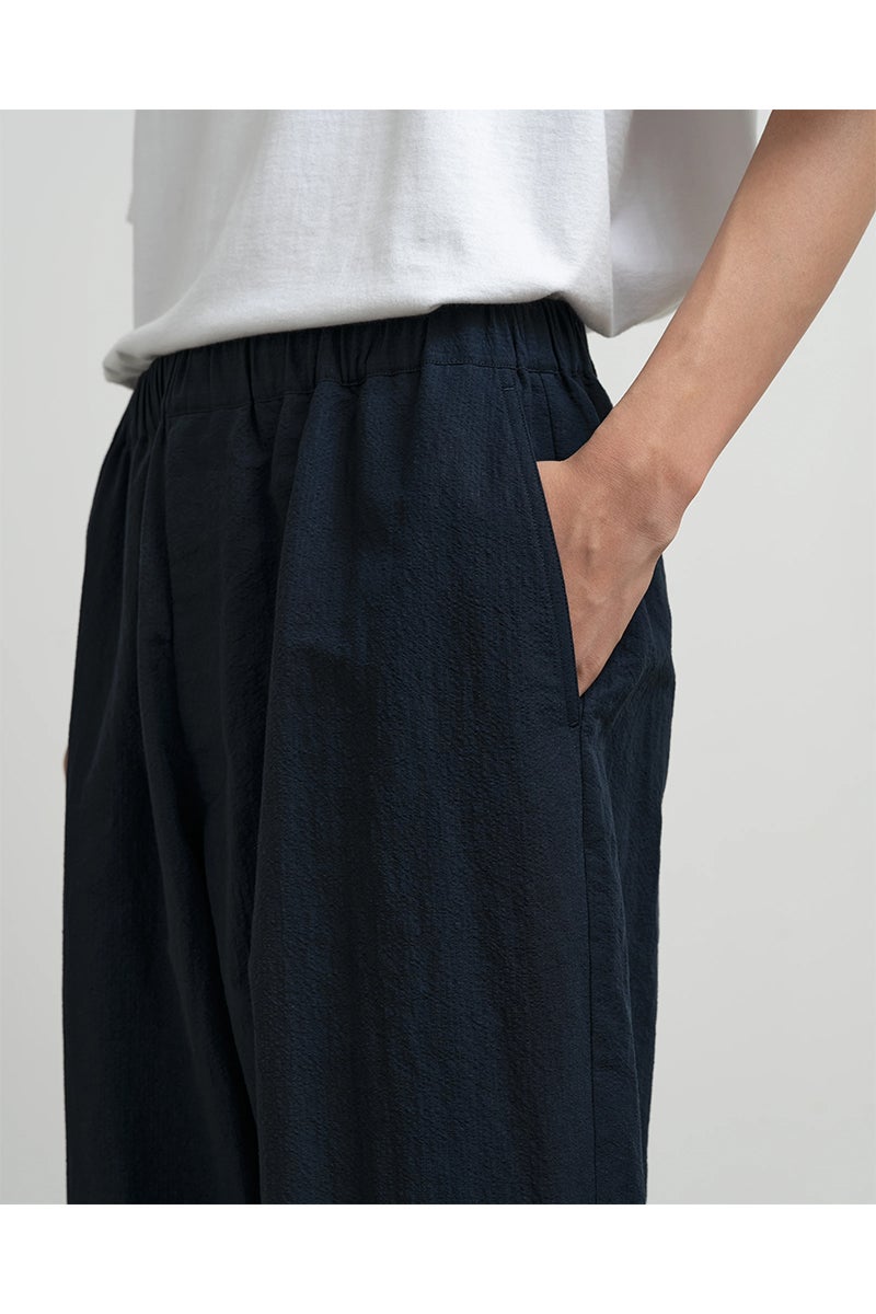 Graphpaper(グラフペーパー) Cotton Linen Seersucker Track Pants コットンリネンシアサッカートラックパンツ GM262-40035