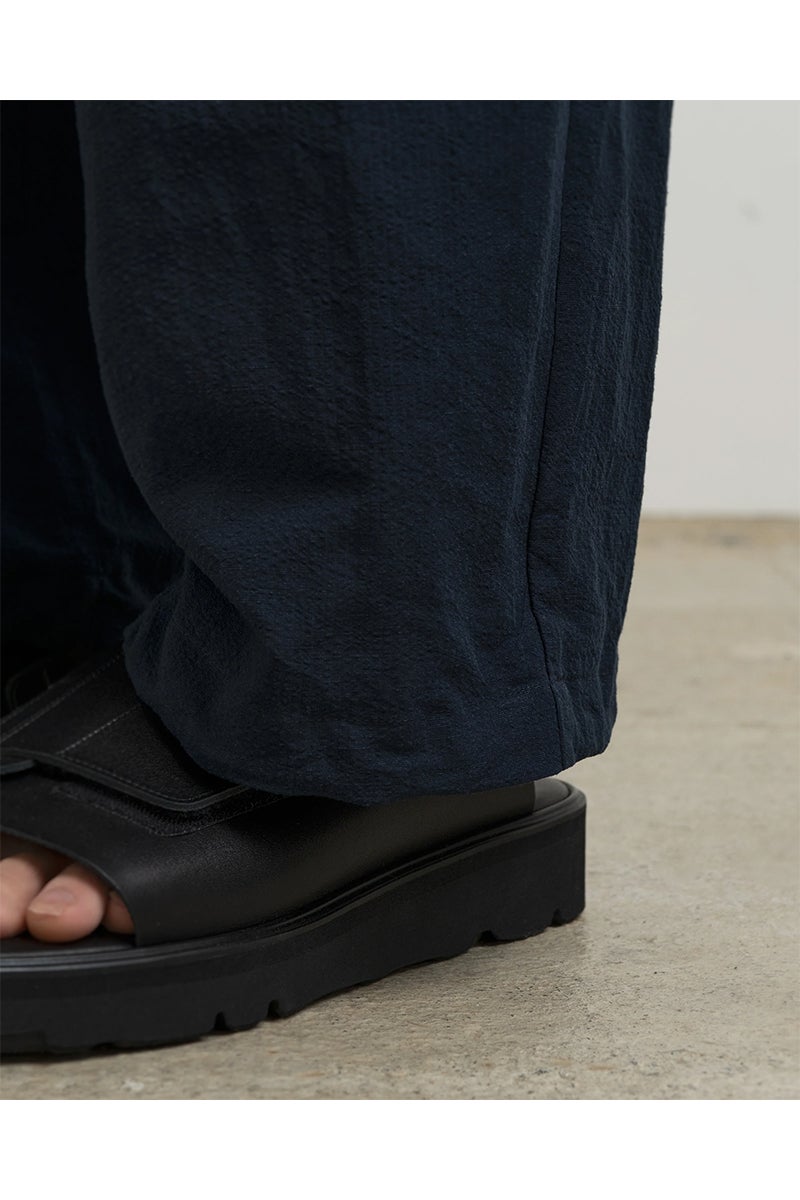 Graphpaper(グラフペーパー) Cotton Linen Seersucker Track Pants コットンリネンシアサッカートラックパンツ GM262-40035