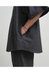 Graphpaper(グラフペーパー) Cotton Linen Seersucker SS Pullover Shirt コットンリネンシアサッカー半袖プルオーバーシャツ GM262-50031