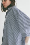 CLANE(クラネ) HALF SLEEVE HUGE SHIRTS ハーフスリーブヒュージシャツ 110122-4233