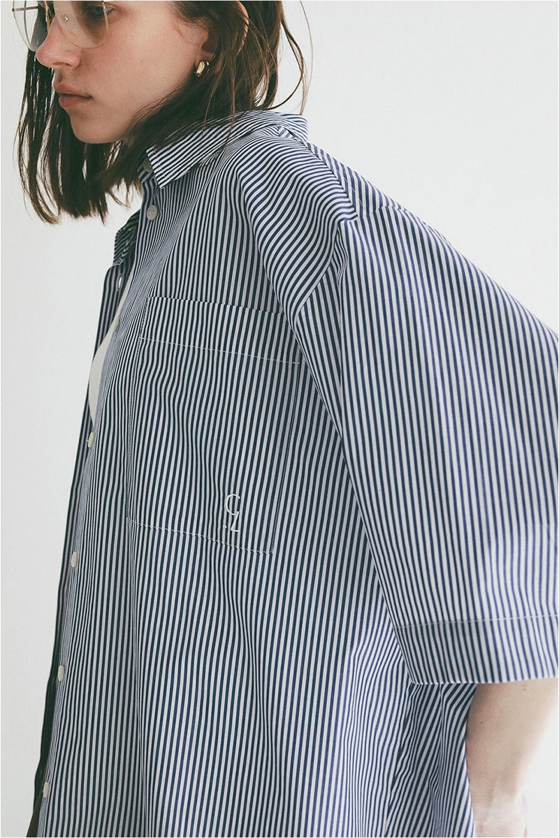 CLANE(クラネ) HALF SLEEVE HUGE SHIRTS ハーフスリーブヒュージシャツ 110122-4233