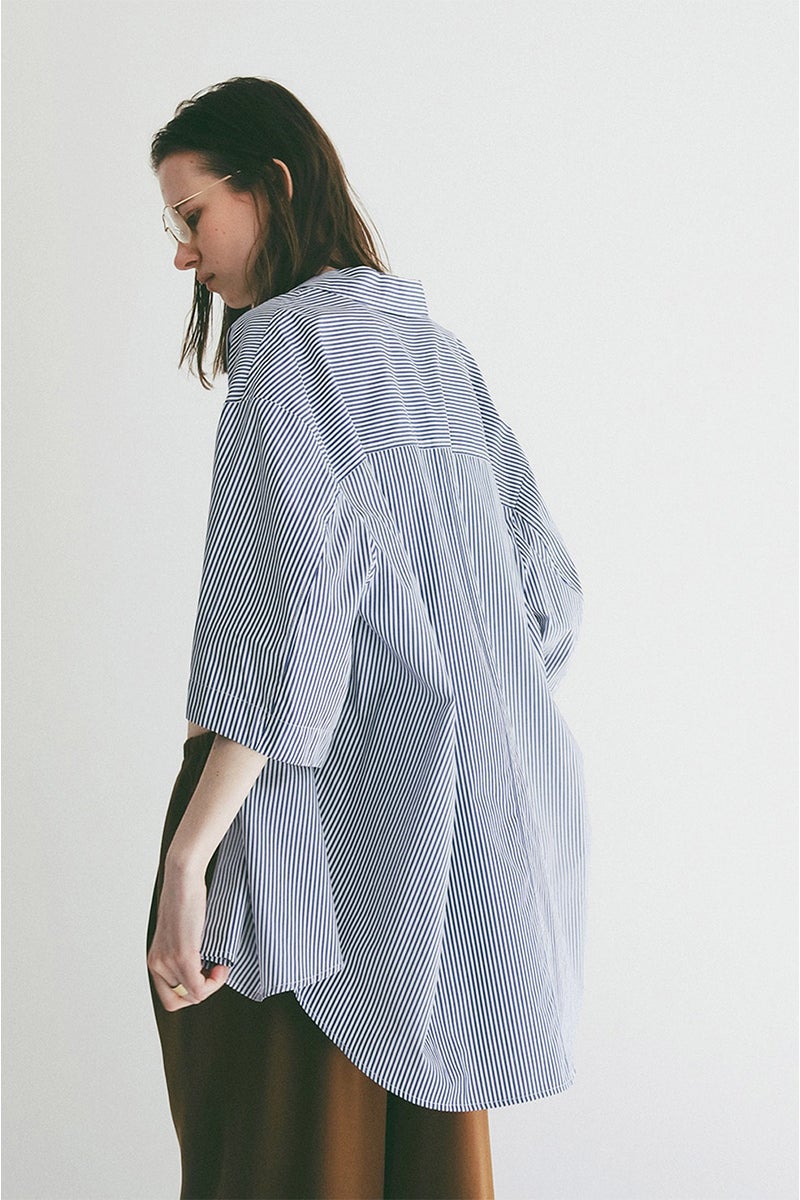 CLANE(クラネ) HALF SLEEVE HUGE SHIRTS ハーフスリーブヒュージシャツ 110122-4233
