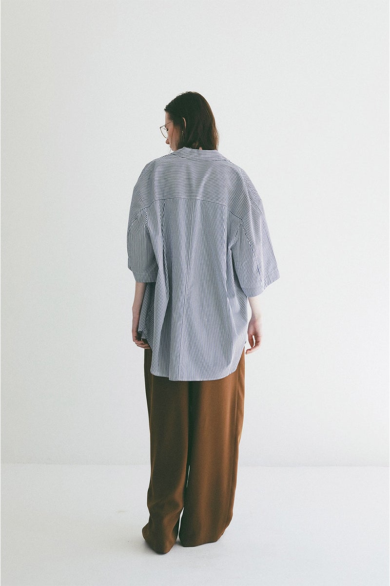 CLANE(クラネ) HALF SLEEVE HUGE SHIRTS ハーフスリーブヒュージシャツ 110122-4233