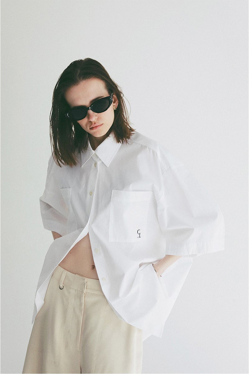 CLANE(クラネ) HALF SLEEVE HUGE SHIRTS ハーフスリーブヒュージシャツ 110122-4233