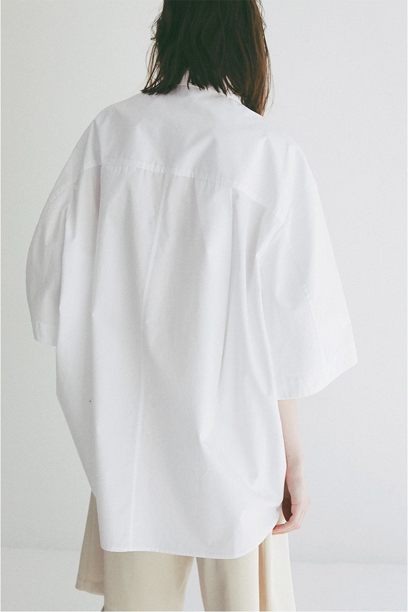 CLANE(クラネ) HALF SLEEVE HUGE SHIRTS ハーフスリーブヒュージシャツ 110122-4233