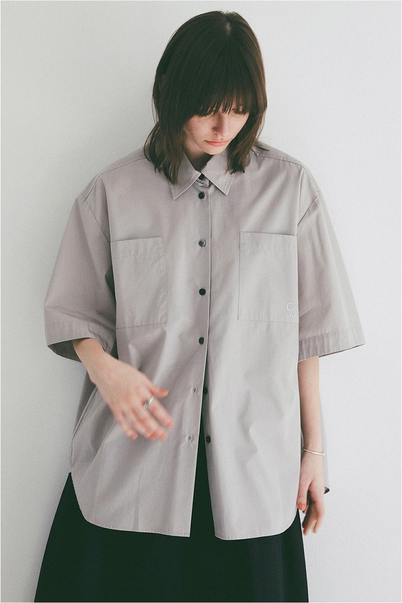 CLANE(クラネ) HALF SLEEVE HUGE SHIRTS ハーフスリーブヒュージシャツ 110122-4233