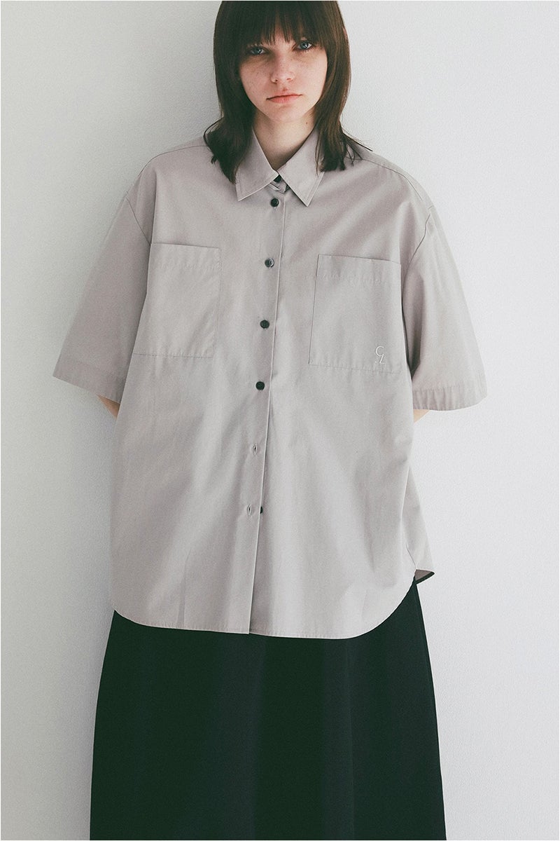 CLANE(クラネ) HALF SLEEVE HUGE SHIRTS ハーフスリーブヒュージシャツ 110122-4233