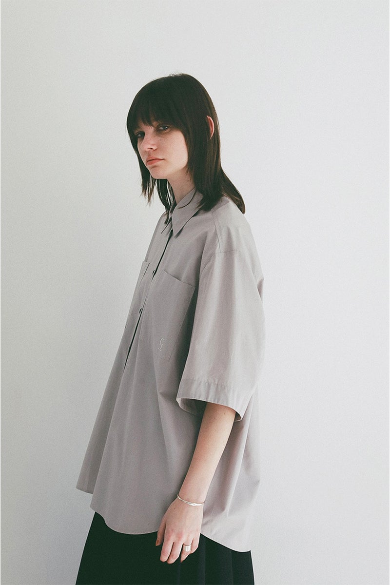 CLANE(クラネ) HALF SLEEVE HUGE SHIRTS ハーフスリーブヒュージシャツ 110122-4233
