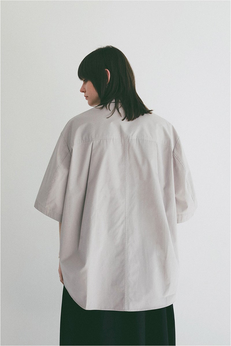 CLANE(クラネ) HALF SLEEVE HUGE SHIRTS ハーフスリーブヒュージシャツ 110122-4233