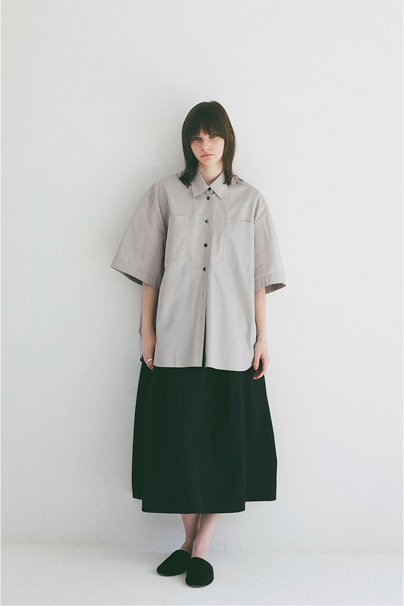 CLANE(クラネ) HALF SLEEVE HUGE SHIRTS ハーフスリーブヒュージシャツ 110122-4233