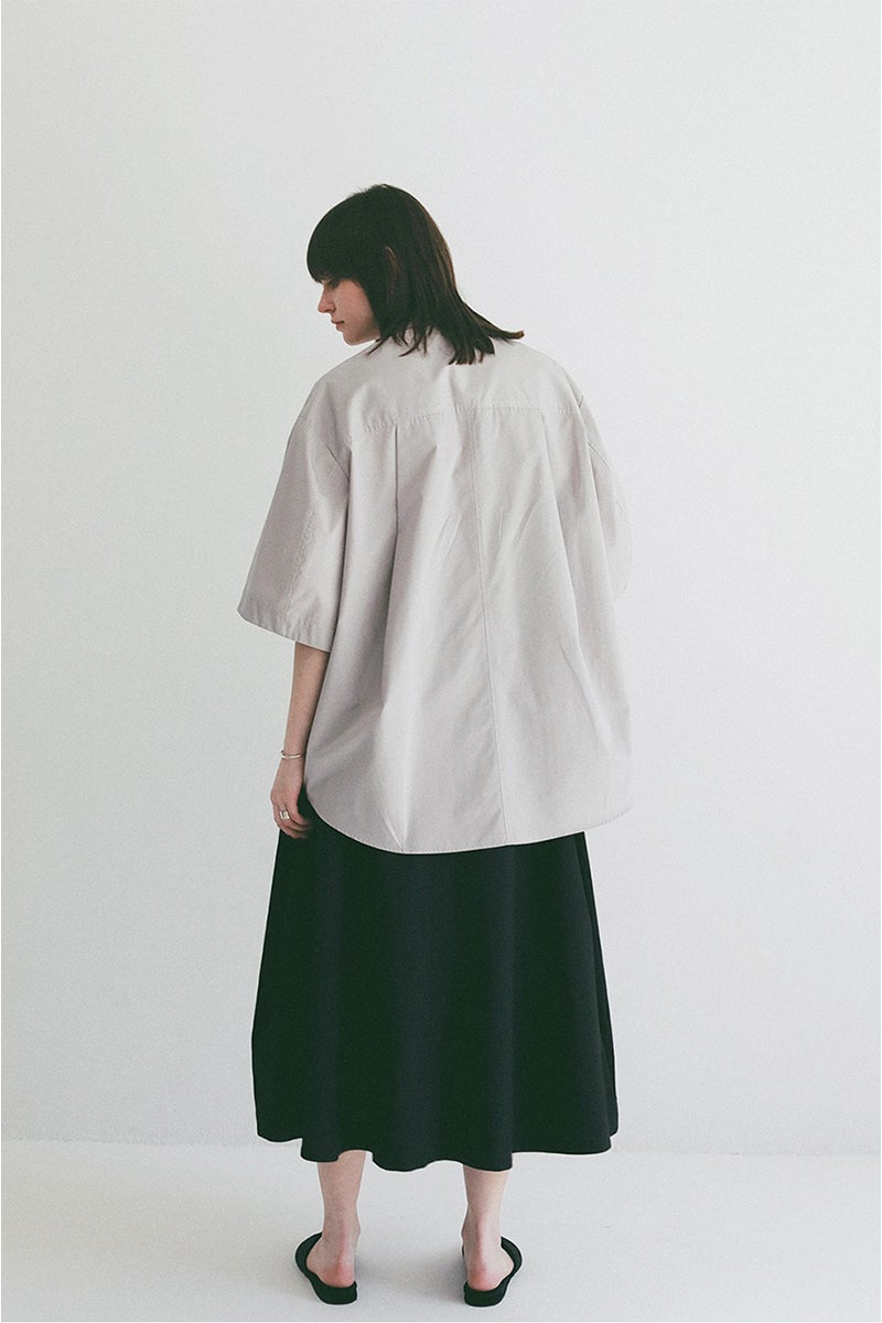 CLANE(クラネ) HALF SLEEVE HUGE SHIRTS ハーフスリーブヒュージシャツ 110122-4233