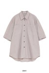 CLANE(クラネ) HALF SLEEVE HUGE SHIRTS ハーフスリーブヒュージシャツ 110122-4233