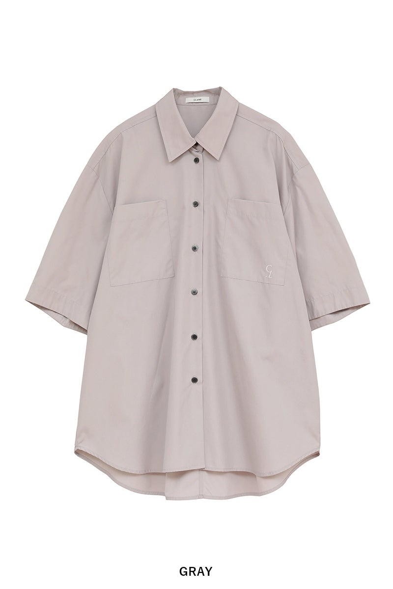 CLANE(クラネ) HALF SLEEVE HUGE SHIRTS ハーフスリーブヒュージシャツ 110122-4233