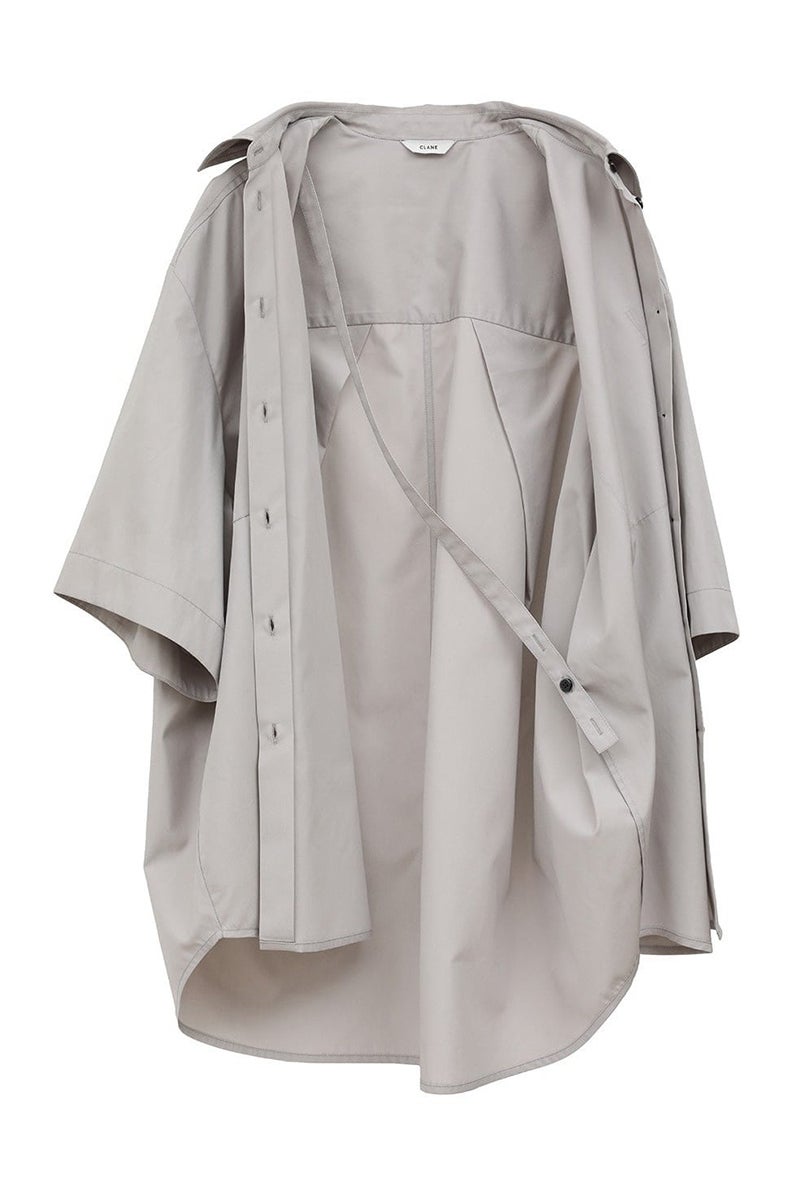 CLANE(クラネ) HALF SLEEVE HUGE SHIRTS ハーフスリーブヒュージシャツ 110122-4233