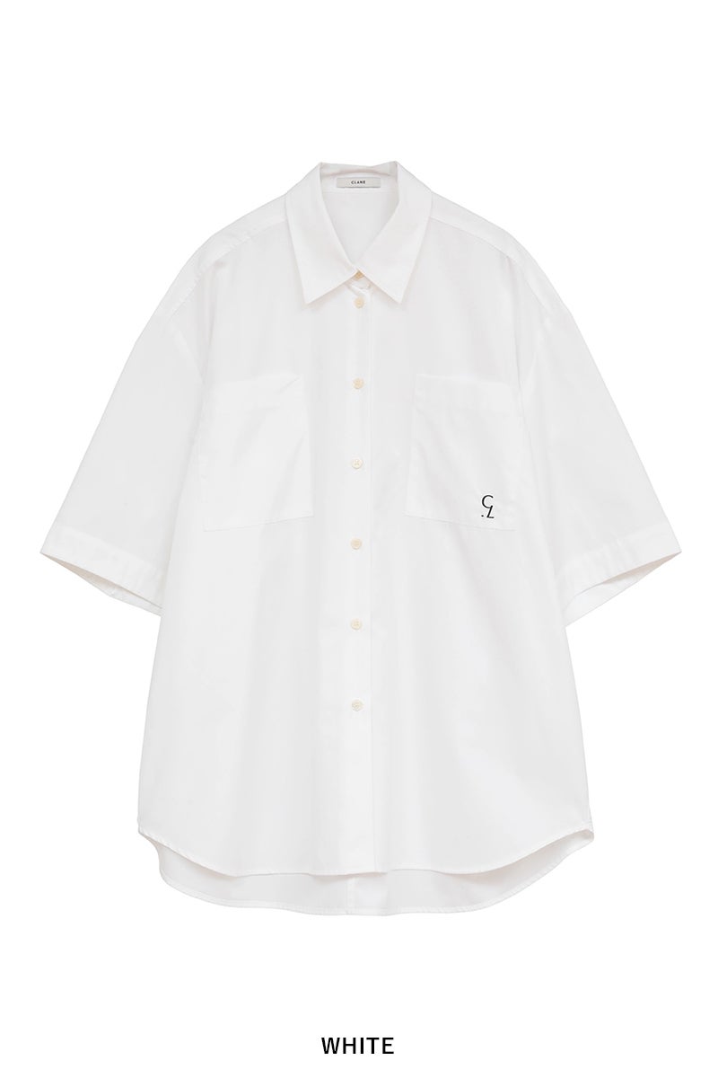 CLANE(クラネ) HALF SLEEVE HUGE SHIRTS ハーフスリーブヒュージシャツ 110122-4233
