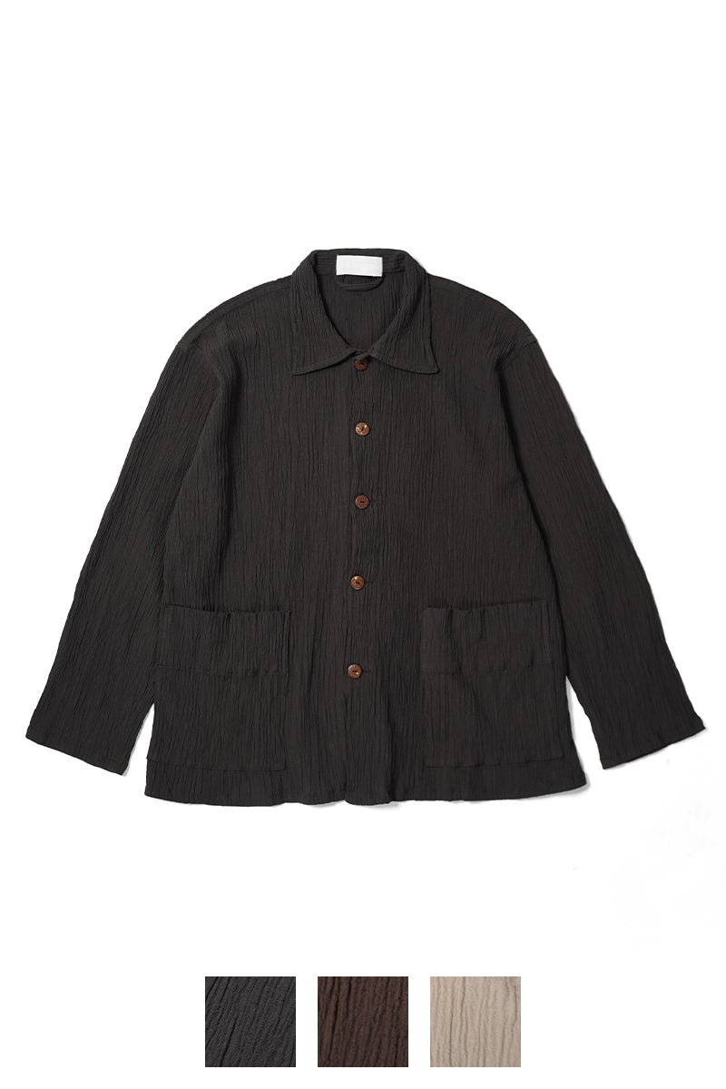 kengo(ケンゴ) cotton banana yoryu 2 pockets jacket コットンバナナ楊柳2ポケットジャケット K26SS-JK2