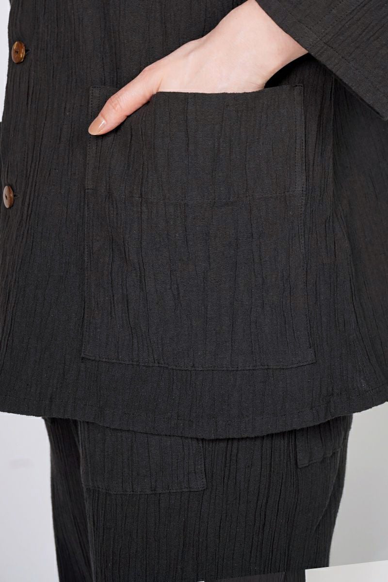 kengo(ケンゴ) cotton banana yoryu 2 pockets jacket コットンバナナ楊柳2ポケットジャケット K26SS-JK2