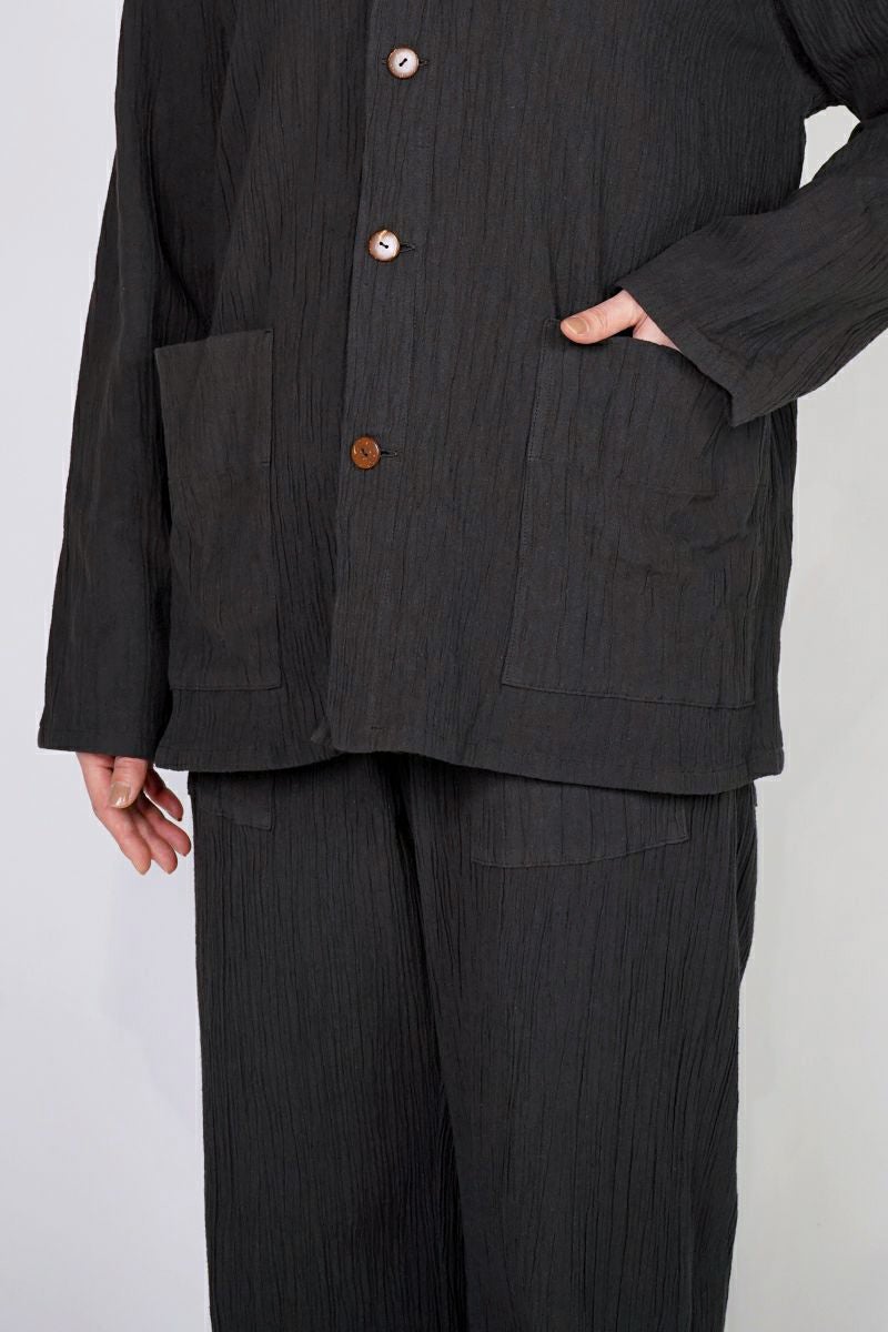 kengo(ケンゴ) cotton banana yoryu 2 pockets jacket コットンバナナ楊柳2ポケットジャケット K26SS-JK2