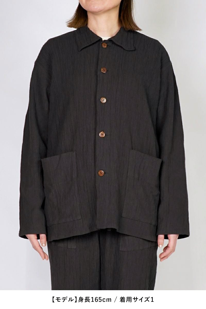 kengo(ケンゴ) cotton banana yoryu 2 pockets jacket コットンバナナ楊柳2ポケットジャケット K26SS-JK2