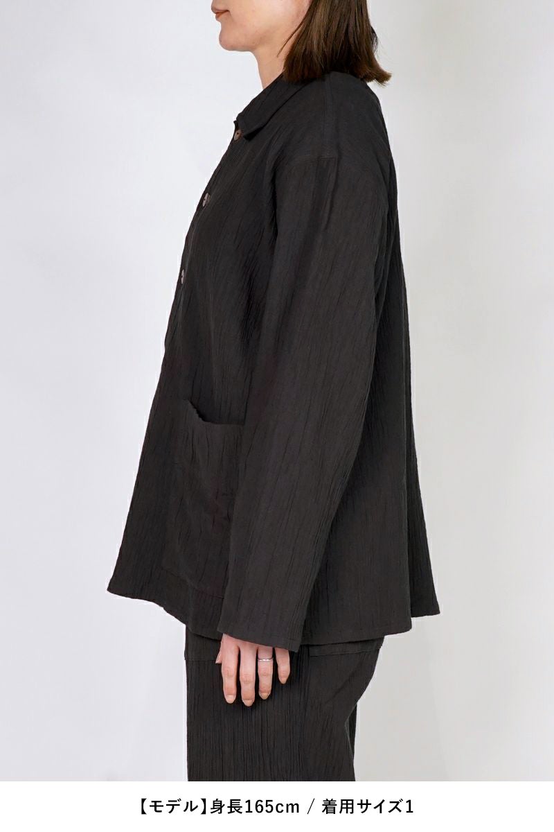 kengo(ケンゴ) cotton banana yoryu 2 pockets jacket コットンバナナ楊柳2ポケットジャケット K26SS-JK2