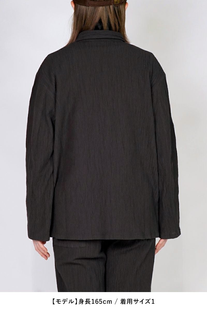 kengo(ケンゴ) cotton banana yoryu 2 pockets jacket コットンバナナ楊柳2ポケットジャケット K26SS-JK2