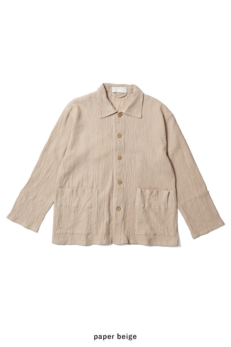 kengo(ケンゴ) cotton banana yoryu 2 pockets jacket コットンバナナ楊柳2ポケットジャケット K26SS-JK2