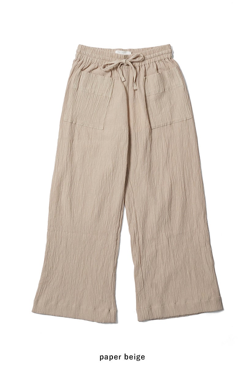 kengo(ケンゴ) cotton banana yoryu loose pants コットンバナナ楊柳ルーズパンツ K26SS-PA7