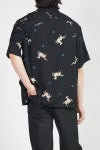 visvim (ビズビム) CROSBY SHIRT SS クロスビー半袖シャツ 0126105011005　ブラック