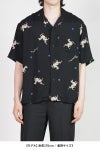 visvim (ビズビム) CROSBY SHIRT SS クロスビー半袖シャツ 0126105011005　ブラック